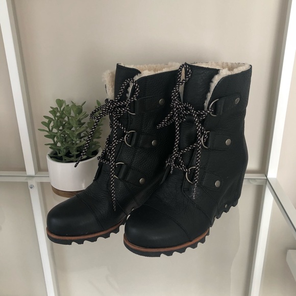 Sorel Shoes - Sorel Joan Of Arctic Wedge Mid Shearling booties